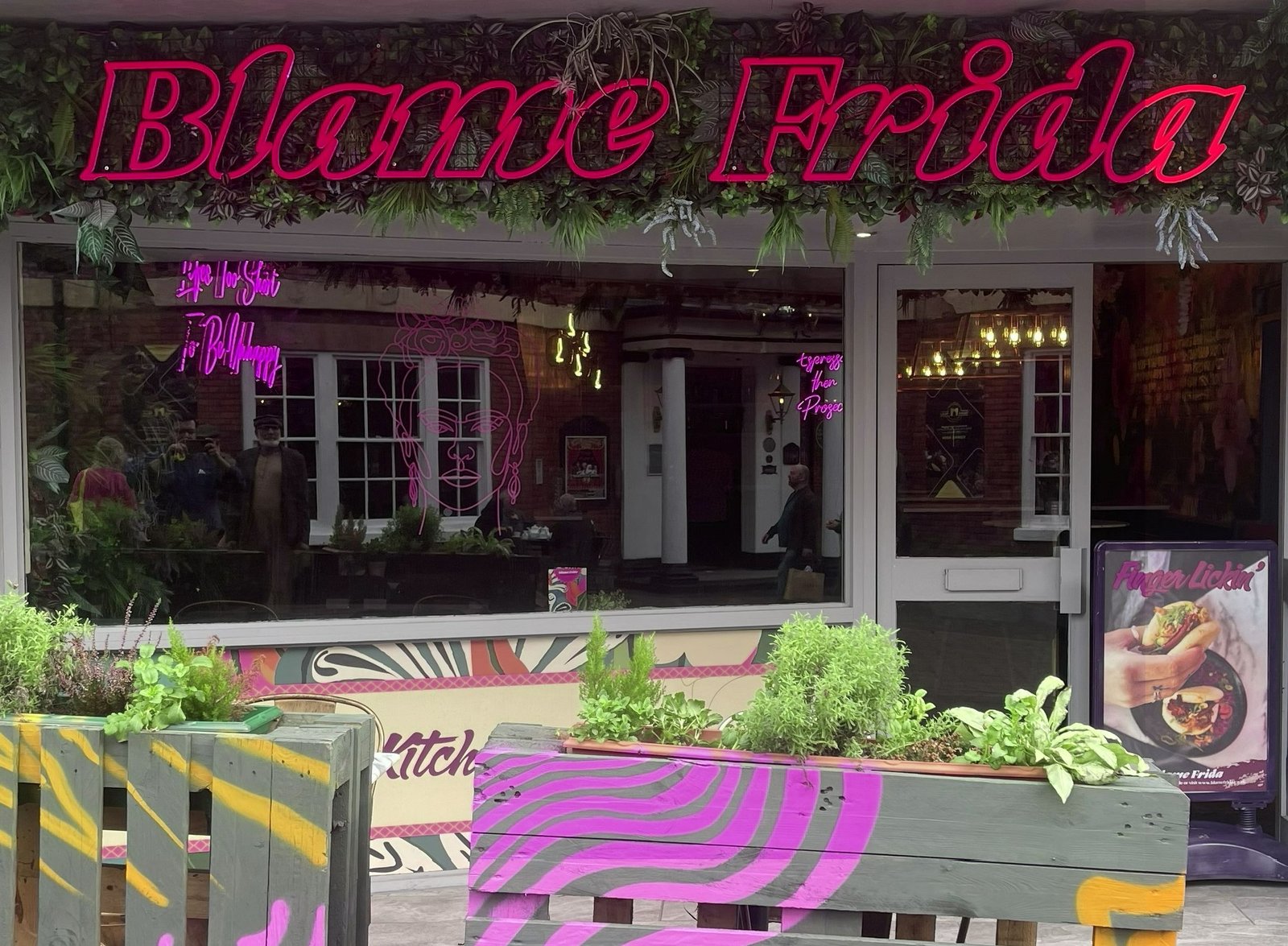 Blame frida commercial signage project by go4signs