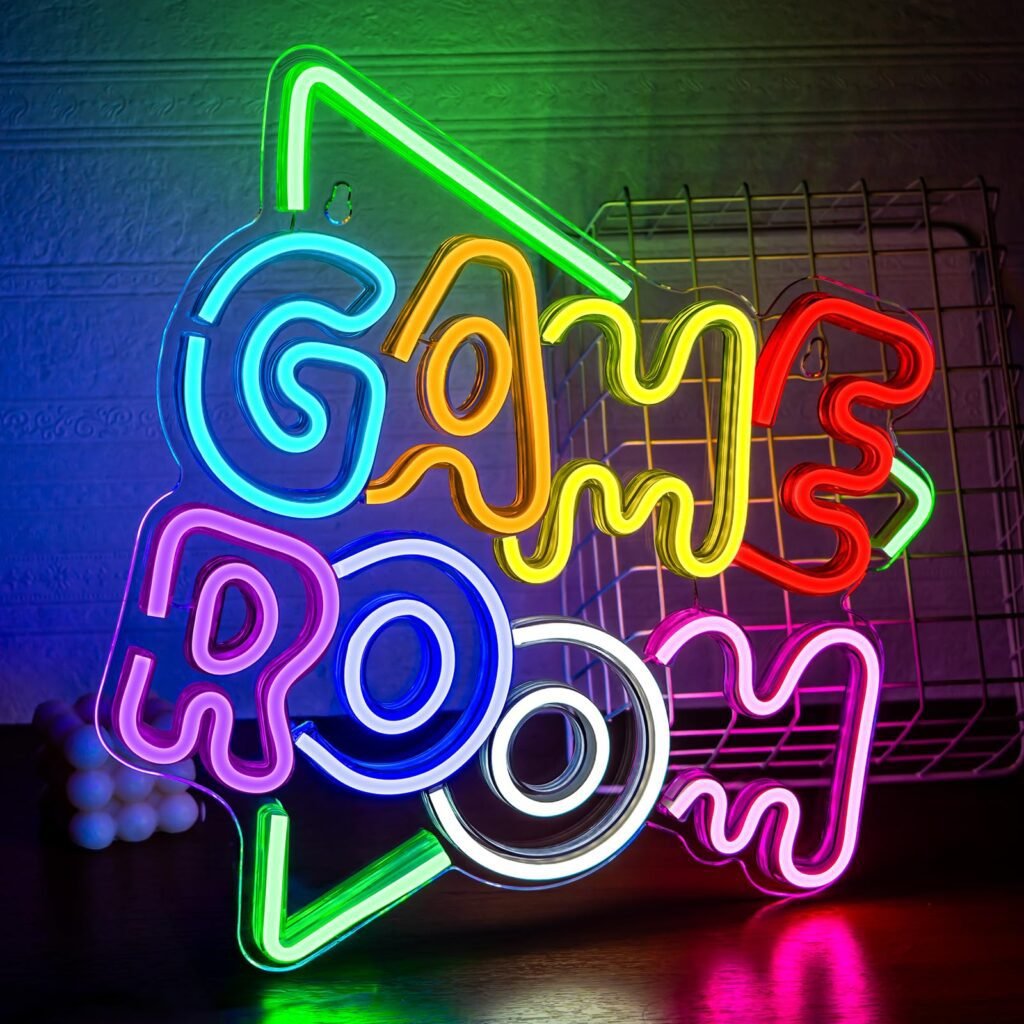 Custom game room neon sign by go4signs.